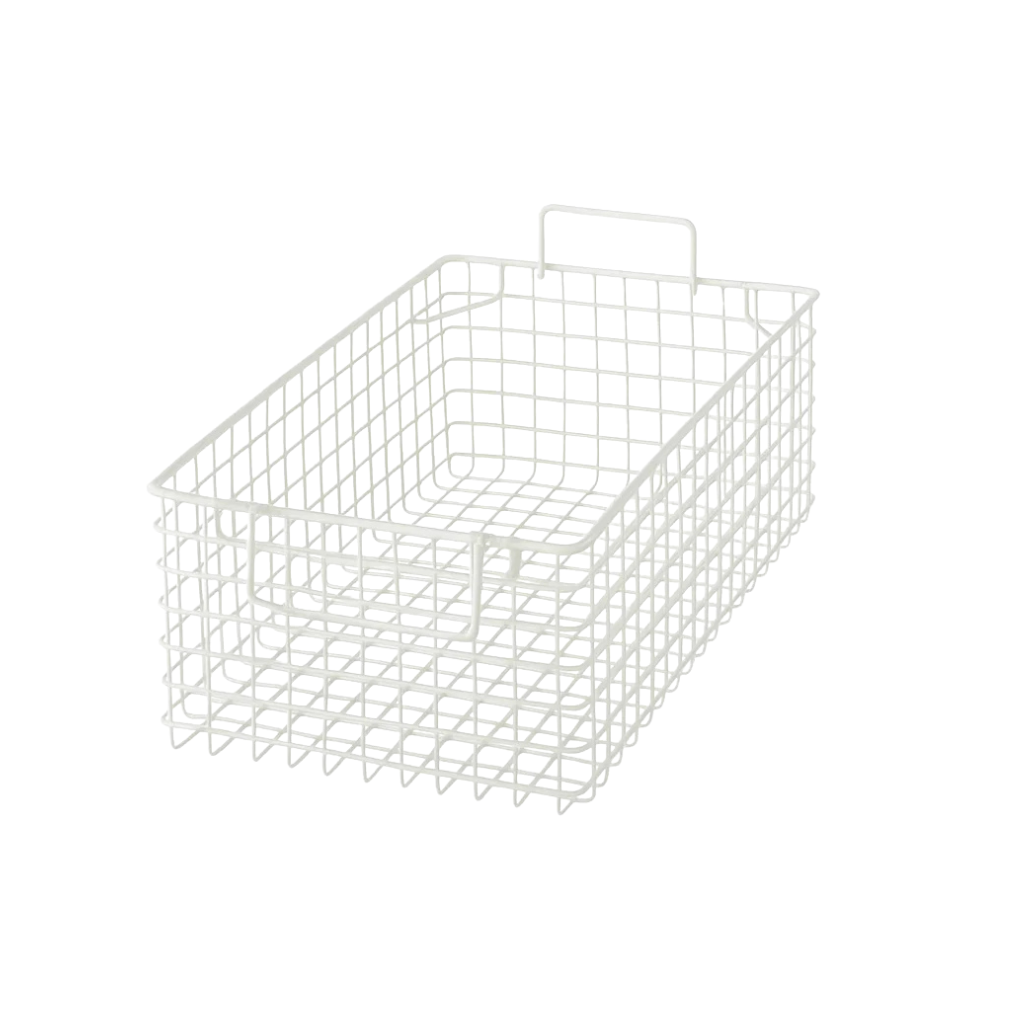 TB2PC Plastic Coated Mesh Tote Basket - 12 gauge 25mm mesh - 455D x 305W x 150H