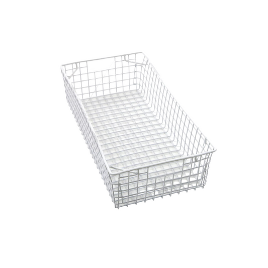 TB3PC Plastic Coated Mesh Tote Basket - 12 gauge 25mm mesh -  610D x 305W x 150H