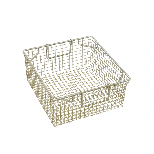 TB4Z Zinc Mesh Tote Basket - 16 gauge 12mm mesh -  305D x 305W x 150H