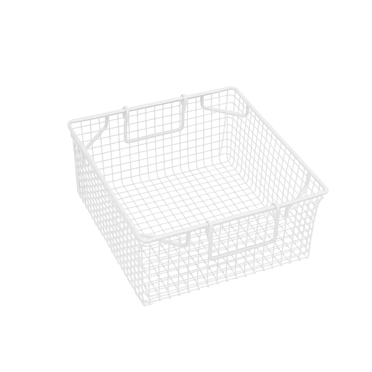 TB4PC Plastic Coated Mesh Tote Basket - 16 gauge 12mm mesh -  305D x 305W x 150H