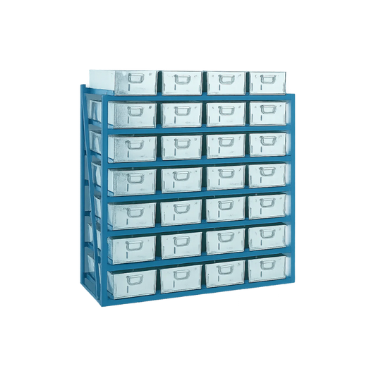 R4H - Standard Tote Pan Rack with Horizontal Shelf - 1350W